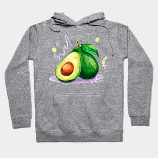 Avocado Hand Drawn Hoodie